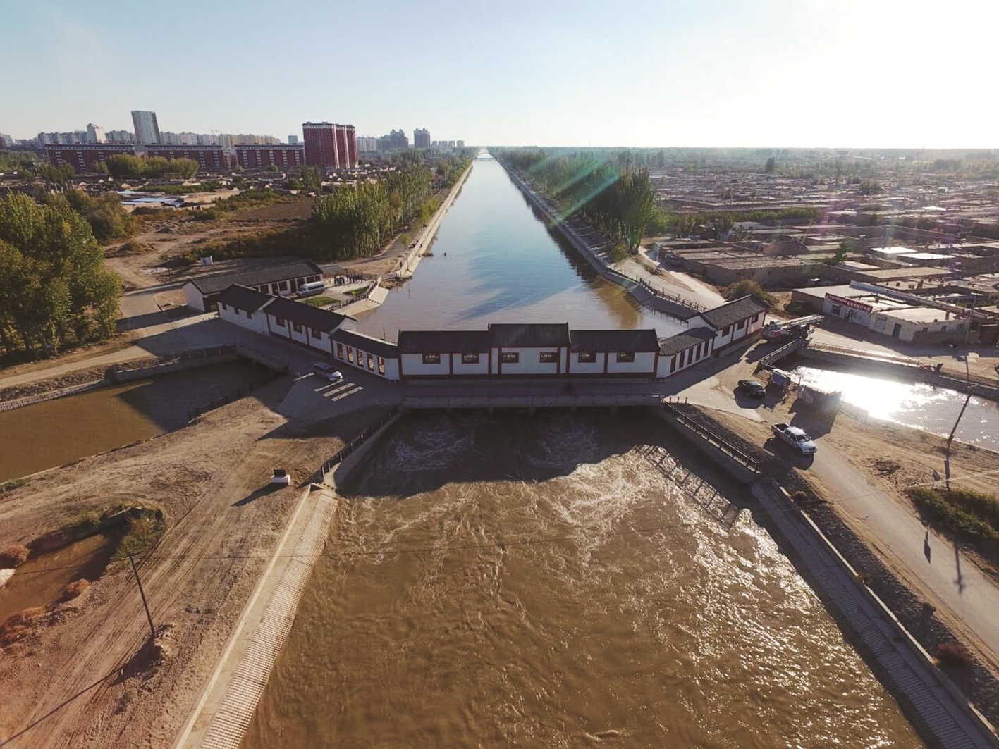 永济分中心干渠头闸