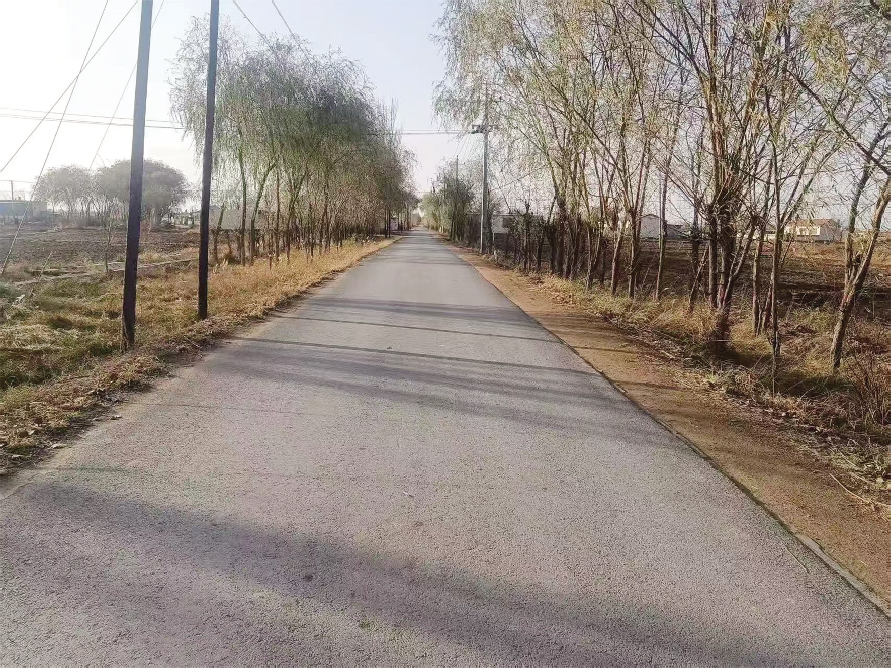 清扫干净的道路