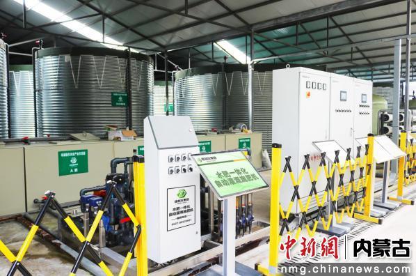 图为兴和县智慧园水肥一体化自动灌溉施肥机。