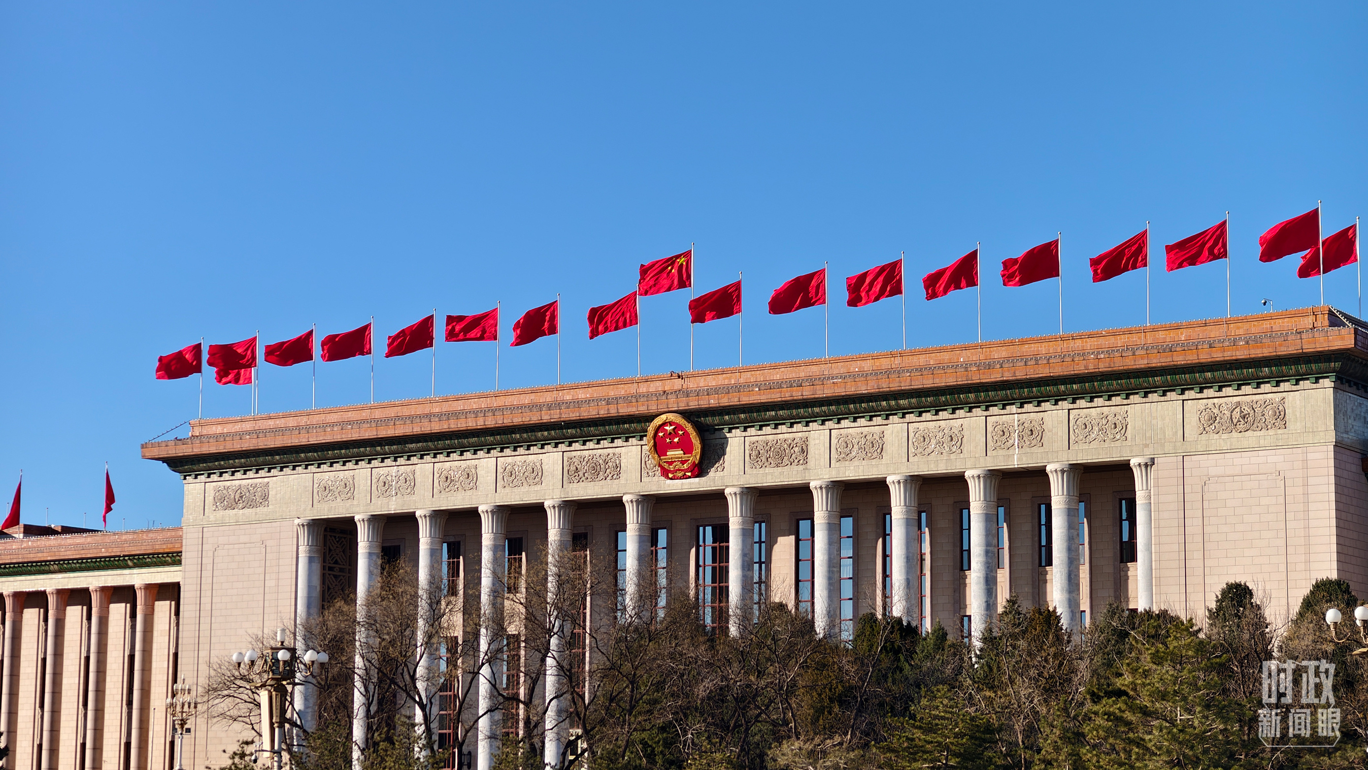 △12月4日的北京人民大会堂。(总台央视记者韩锐拍摄)