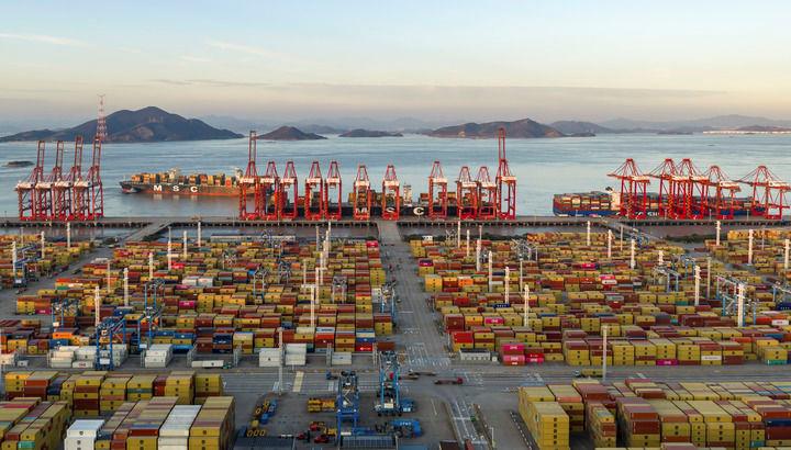 △浙江宁波舟山港穿山港区集装箱码头