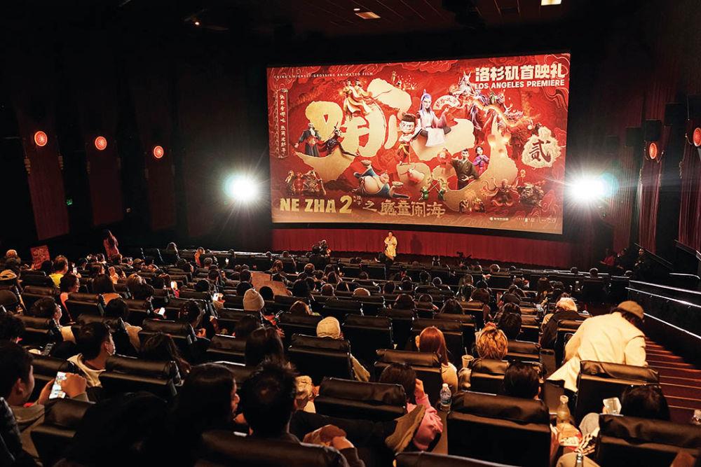 △2025年2月,《哪吒之魔童闹海》北美首映礼。