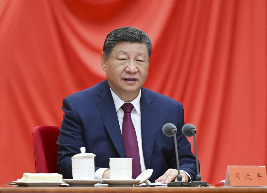 2026年1月12日,中共中央总书记、国家主席、中央军委主席习近平在中国共产党第二十届中央纪律检查委员会第五次全体会议上发表重要讲话。新华社记者谢环驰摄