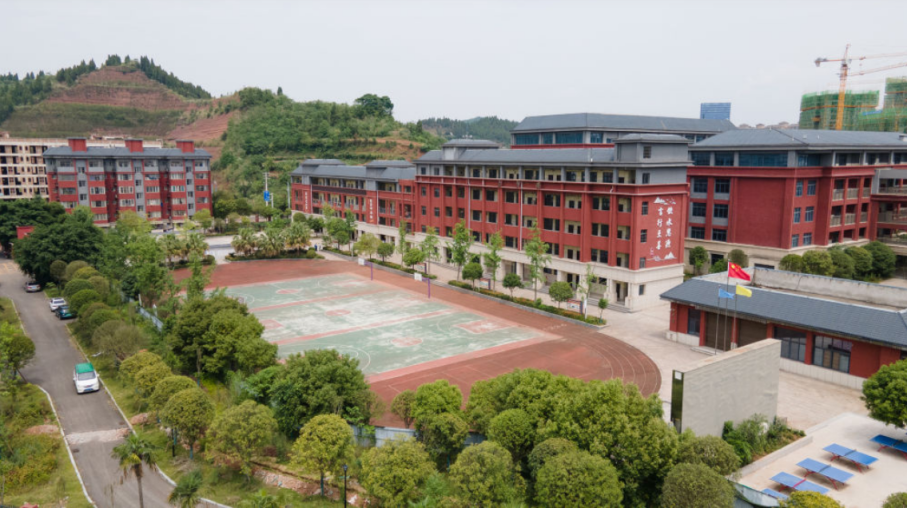 2024年5月31日拍摄的之江小学校园内景。