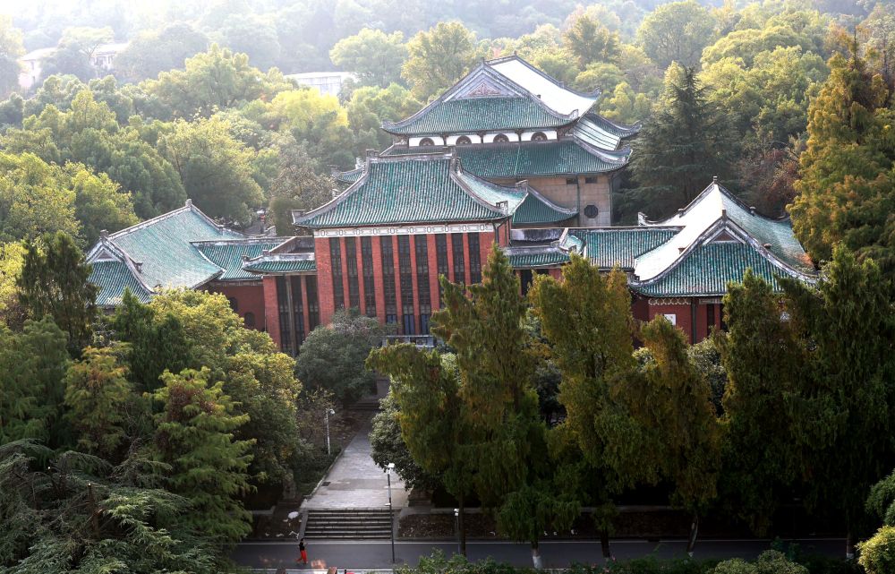 2026年10月14日拍摄的湖南大学老图书馆,2013年作为湖南大学早期建筑群组成部分列入第七批全国重点文物保护单位。新华社记者 赵仲志 摄